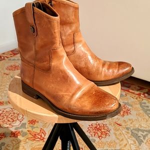 Vince Camuto Leather Ankle Boots